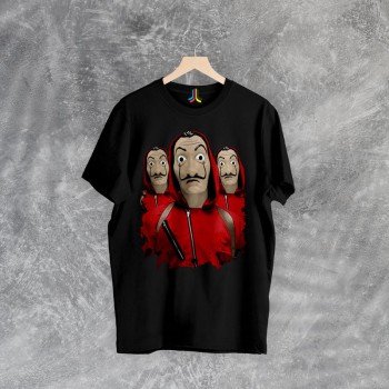 تیشرت Money Heist | خرید تیشرت طرح سریال خانه کاغذی